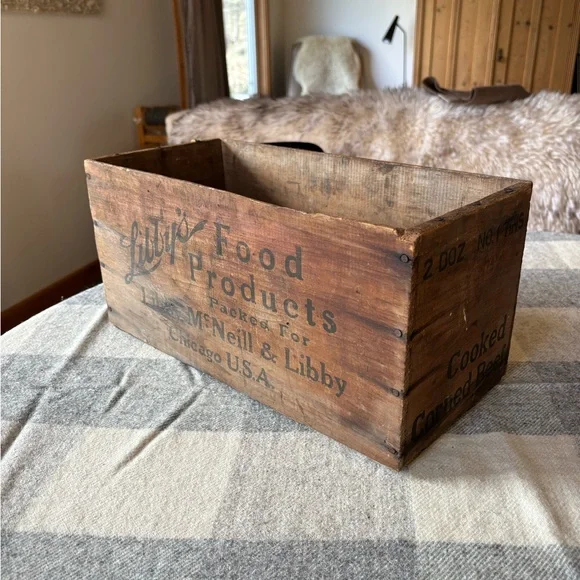 Antique Wooden Crate - Picture 3 of 9